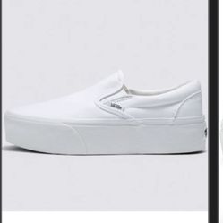 Brand New White Vans 