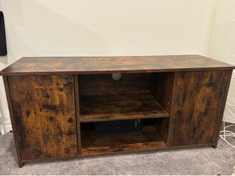 Brown tv stand