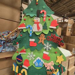 Arbol De Navidad /Arbol De Fieltro Para Niños