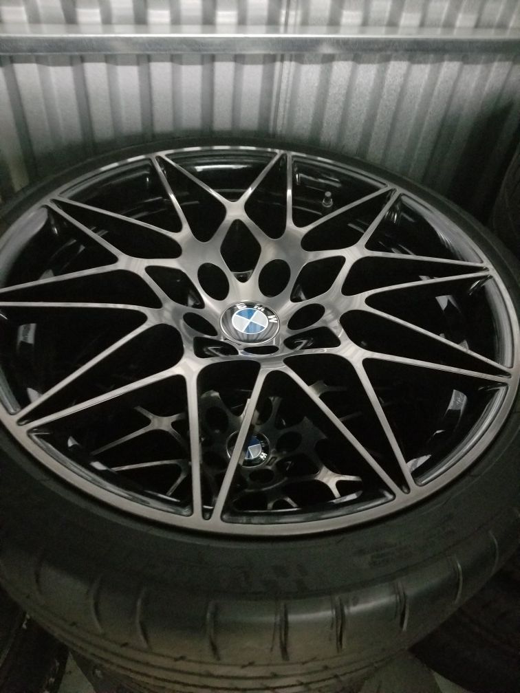 Style 666m bmw rims and tires