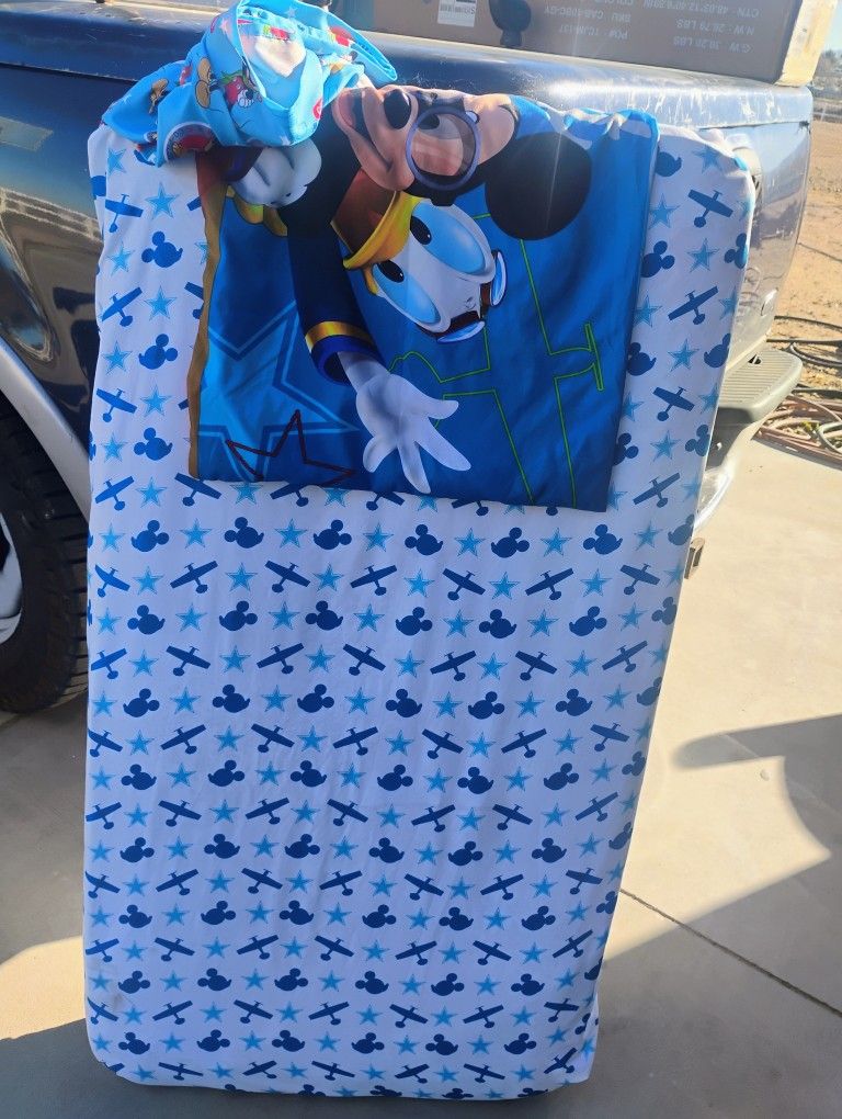 Toddler Bed set and  Mattress 