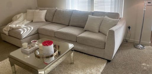 Cream sectional sofa