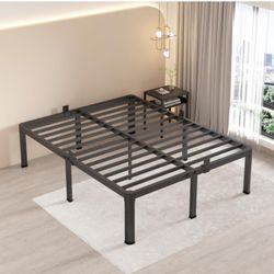 New Cal King Size 14 Inch Platform Bed Frame