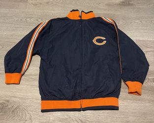 Authentic Reebok NFL Team Apparel Chicago Bears Youth Size Small Zipper Jacket