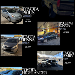 Cars For Sale starting at $4,500 +