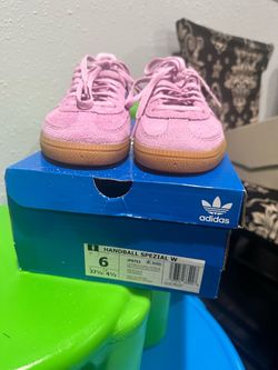 Adidas Handball Spezial W Pink Suede Sneakers Size 6