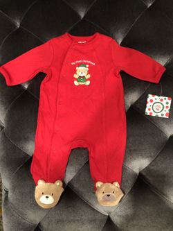 NWT My First Christmas Newborn Suit