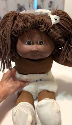 Three Cabbage Patch Dolls  1982