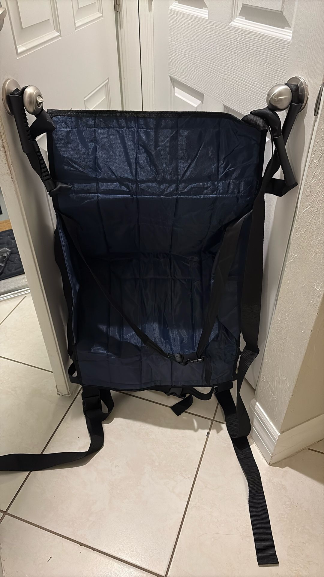 Geiserailie Lift Stair Slide Board Transfer with Shoulder Strap and Transfer Sling Nylon Portable Patient Stair Lift Aid for Seniors Elderly and Peopl