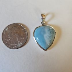 Larimar Pendant 