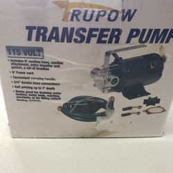 Trupow Transfer Pump 115 Volt Self Priming