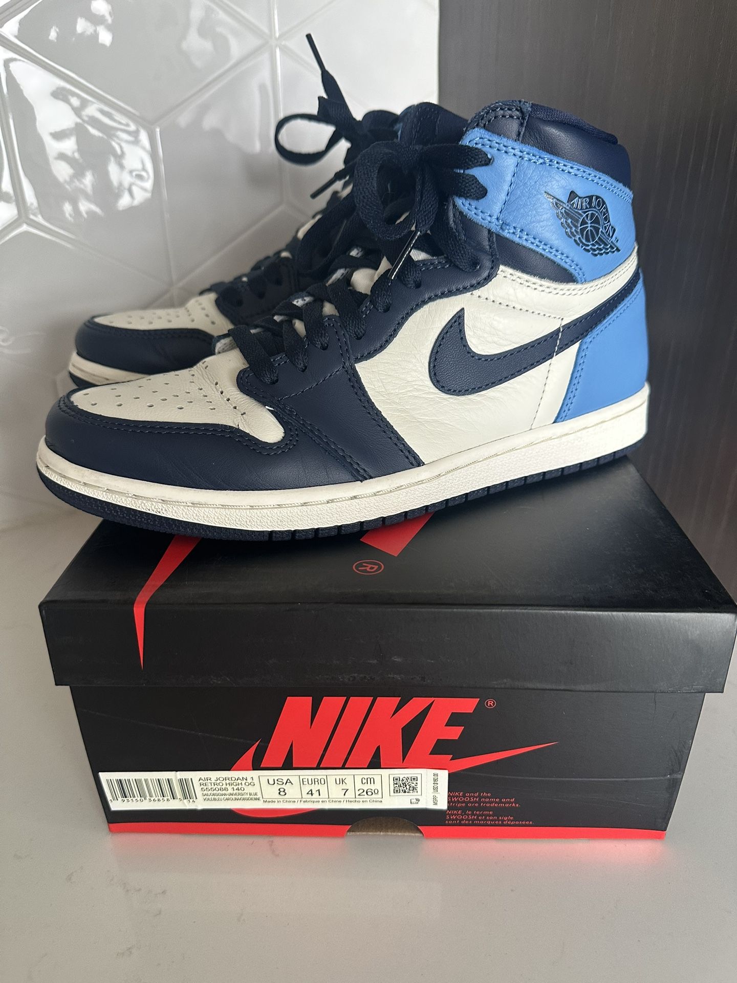 Air Jordan 1 High “Obsidian / University Blue"