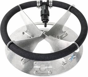 Orb-3 Aeration Eclipse EC44 Lake & Pond Air Aerator Diffuser | Made in USA | Built to Last | High CFM | Low Back-Pressure | Stainless Steel Base