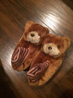 🐻Little boys Teddy Bear Slippers🐻