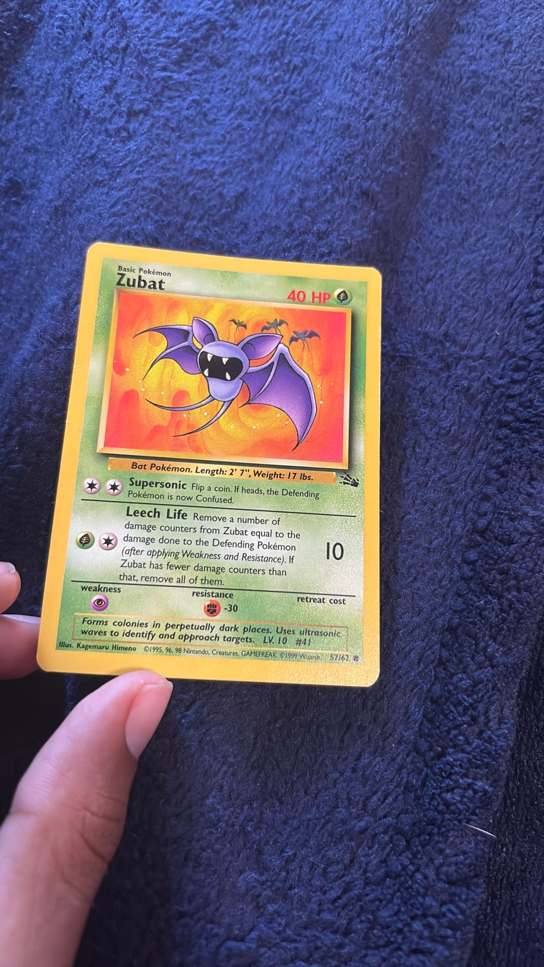 ZuBat 1995 Rare Basic Pokémon