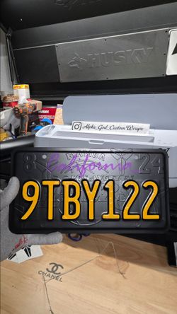License Custom Plate Wraps