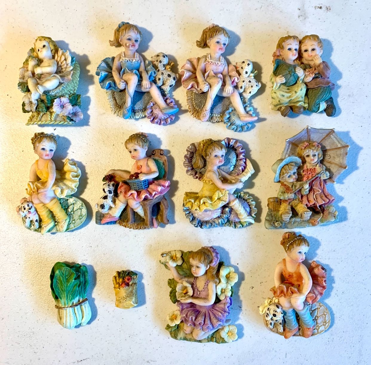 Cute refrigerator magnet figures