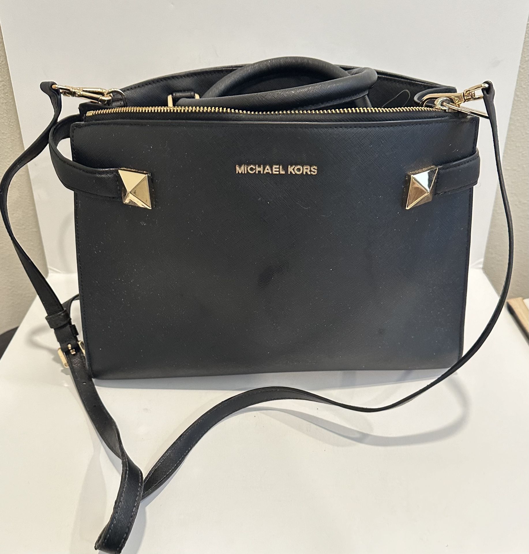 Michael Kors Black leather Satchel