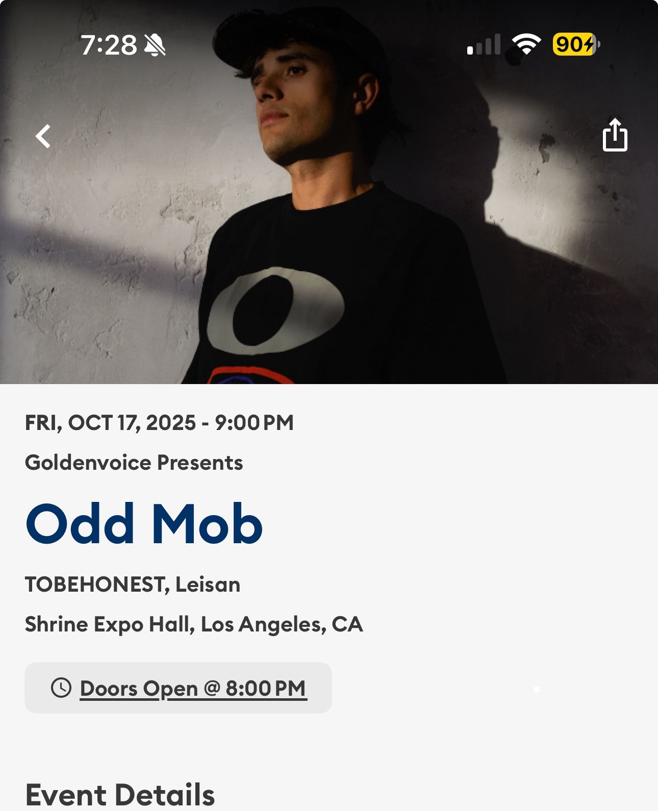 Odd Mob at The Shrine 10/17