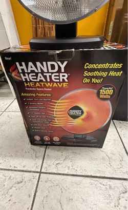 HANDY HEATER  1500 Watts Parabolic Space  Heater
