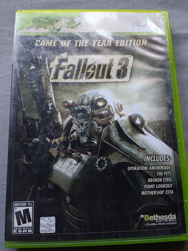 Fallout 3 Game Of The Year Edition Xbox 360