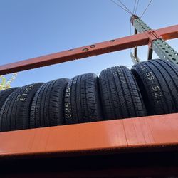 17” tires 225/65/17 semi new with free installation $60 each