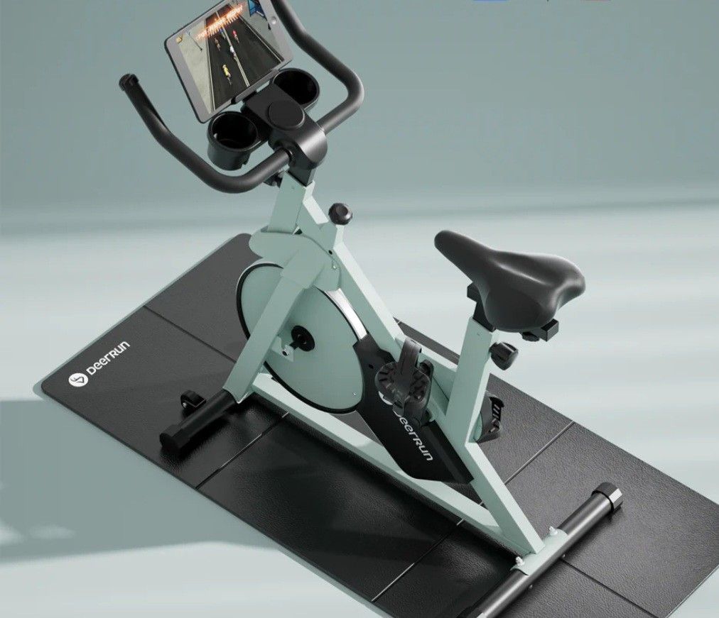 DeerRun S500 Indoor Adjustable Magnetic Resistance Silent Belt Smart Cycling Bike with PitPat App