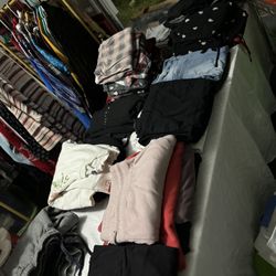 Bag Of Teenage Girls Clothes