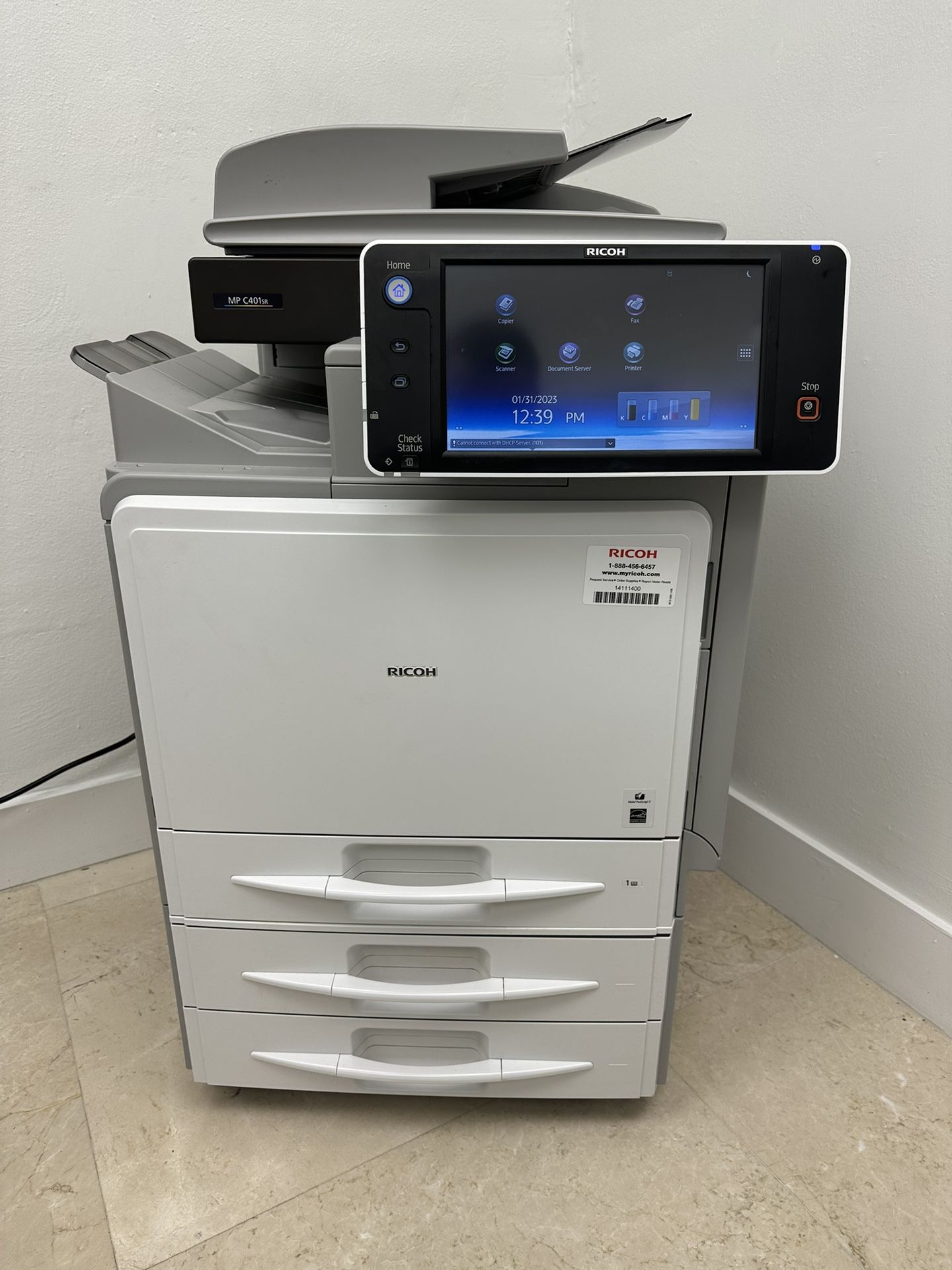Printer Ricoh Mp C401 Copier Machine Laser Color