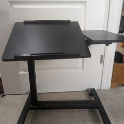 Adjustable Wheeling Desk For Over The Bed Or Couch