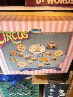 Vintage Circus Tea Set