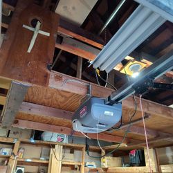 Overhead Garage Door Opener Broken Spring Off Track Adjustment Replace And Parts 