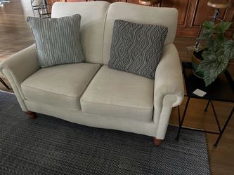 Ivory Loveseat / 2 Seat Couch