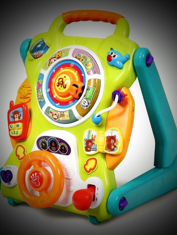 BABY JOY Sit-to-Stand Walker, 3 in 1 Baby Walker