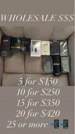 WHOLESALE PERFUMES FOR RESELLERS!