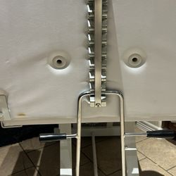 White Facial Lash  Beauty /Massage Bed With Stool