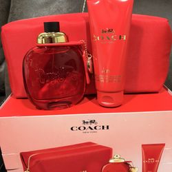 Coach Red Love Perfume Set