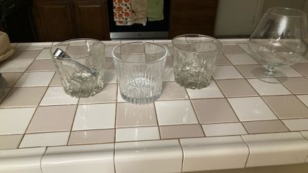 Princess House Crystal Ice Buckets Each