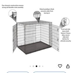 XL Dog Crate 54.0"L x 37.0"W x 45.0"H