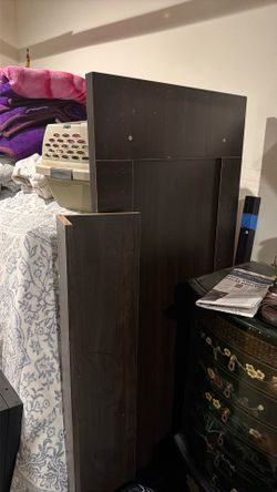 Long desk dark brown
