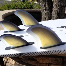 TERRAMAR SURFCO RMK AND STRETCH QUAD SURFBOARD FINS ALL BASES