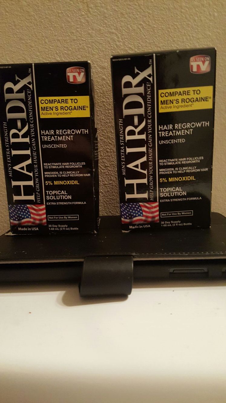 Hair- DRX-Men's Extra Strength Hair Regrowth Treatment (Unscented)2 months supply