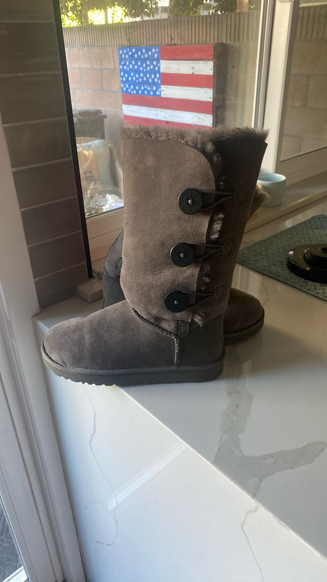 Gray Tall Uggs 