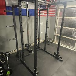 Rep Fitness PR-1100 Power Rack + Attachments In Great Condition!
