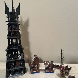 LEGO - Lord of the Rings LOT (retired sets) Orthanc, Lake, Gandolph