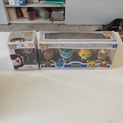 100 OBO Diva And 4 Pack Eevee Funko Pops