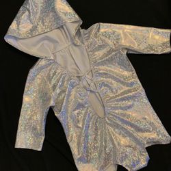 White shinny bodysuit iheartraves