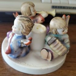 Vintage M.I. Hummel "Three Herald Angels" Candleholder # 37