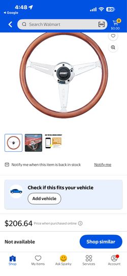 Grant Steering wheel w/adapter