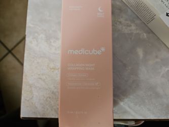 New in box! medicube Wrapping Mask Collagen Overnight Peel Off Facial Mask | Elasticity & Hydration Care, Reduces Sagging & Dullness | Hydrolyzed Coll